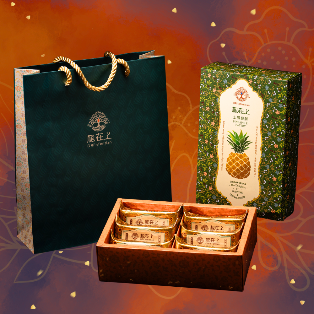 土鳳梨酥6入禮盒｜奶素、無蛋